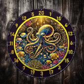 Crystal Depths Octopus Dartboard Dartbord