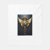 Crystal Diamond Eagle Fleece Deken (Voorkant)