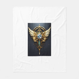Crystal Diamond Eagle Fleece Deken