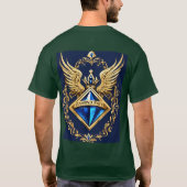 'Crystal Diamond Faith T-shirt - Sparkling Faith' (Achterkant)