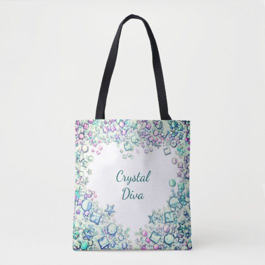Crystal Diva Tote Bag (Voorkant)