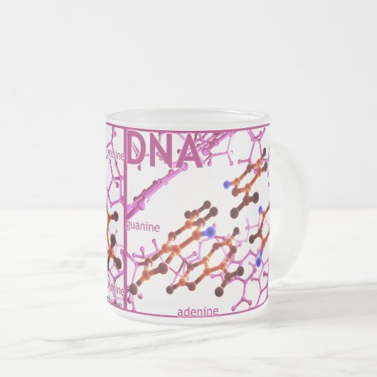 Crystal DNA-Mok Matglas Koffiemok (Voorkant rechts)
