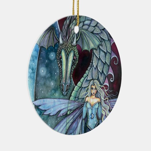 Crystal Dragon Ornament van Molly Harrison (Rechts)