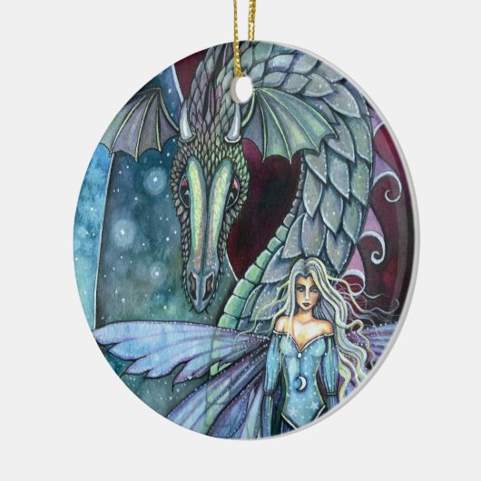 Crystal Dragon Ornament van Molly Harrison (Links)