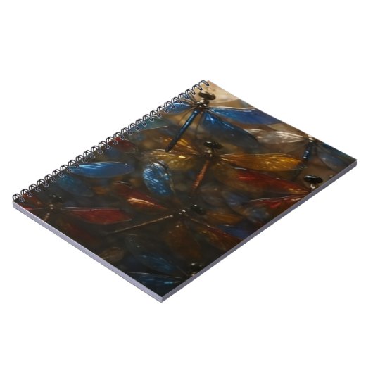 Crystal Dragonflies Notebook Notitieboek (Linkerzijde)