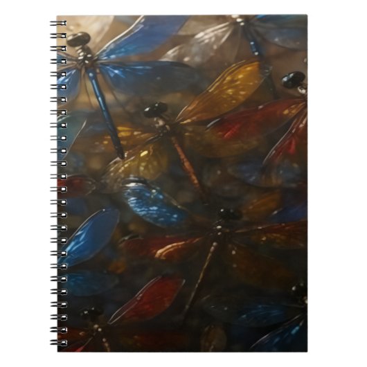 Crystal Dragonflies Notebook Notitieboek (Voorkant)