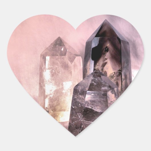 Crystal Dreams Hart Sticker (Voorkant)