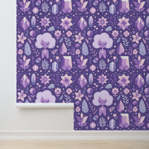 Crystal Dreams-patroon Behang