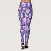 Crystal Dreams-patroon Leggings (Achterkant)