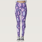 Crystal Dreams-patroon Leggings (Voorkant)