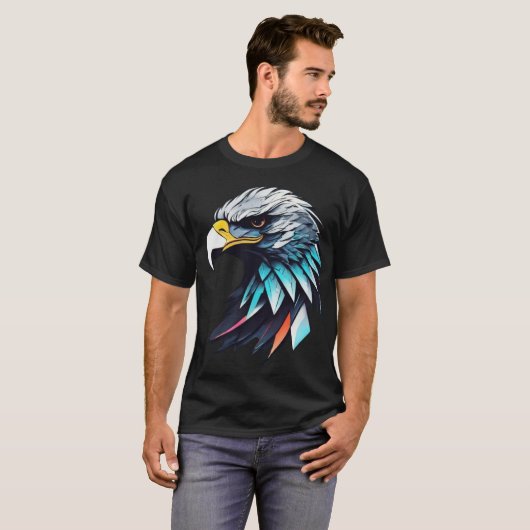 Crystal Eagle Design - Ontketen uw ambitie T-shirt (Voorkant volledig)