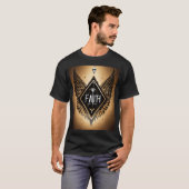 Crystal Eagle Design T-shirt – Majestic & Bold'' (Voorkant volledig)