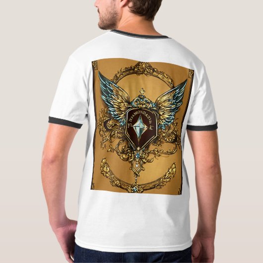 Crystal Eagle-draden: waar transformatie plaatsvin T-shirt (Achterkant)