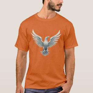 Crystal Eagle Embleem – Majestueus symbool van tri T-shirt