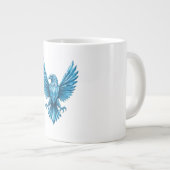 Crystal Eagle Embleem - Symbool van Vrijheid en Am Grote Koffiekop (Voorkant rechts)