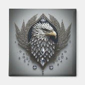 Crystal Eagle Emblemen Magneet (Voorkant)