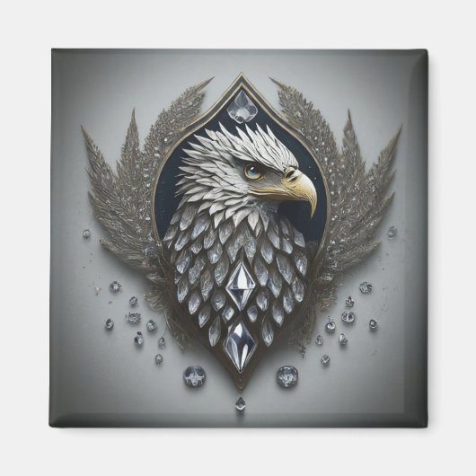 Crystal Eagle Emblemen Magneet (Voorkant)