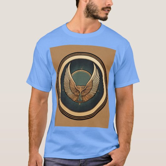 Crystal Eagle Icon - Majestueus symbool van een kr T-shirt (Voorkant)