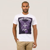 Crystal Eagle Icon T-shirt ontwerp (Voorkant volledig)
