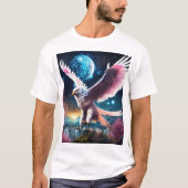 Crystal Eagle in Flight T-Shirt - Symbool van Inde (Voorkant)
