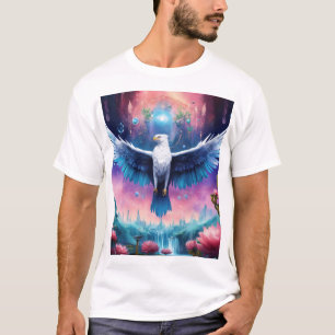 Crystal Eagle in Flight - T-shirt van kracht en kr