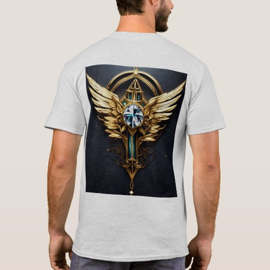 Crystal Eagle in vlucht T-shirt (Achterkant)
