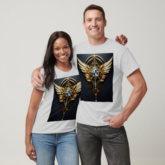 Crystal Eagle in vlucht T-shirt (Unisex)