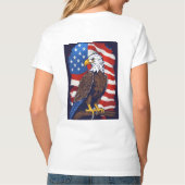 Crystal Eagle in vlucht T-shirt ontwerp (Achterkant)