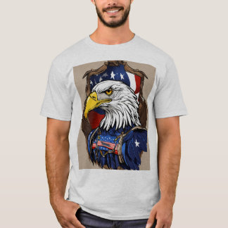 Crystal Eagle in vlucht T-shirt ontwerp