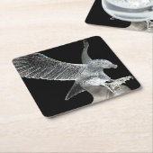 Crystal Eagle Kartonnen Onderzetters (Schuin)