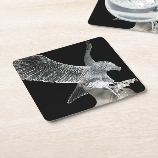 Crystal Eagle Kartonnen Onderzetters (Schuin)