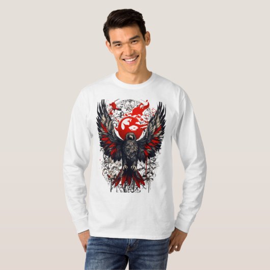 Crystal Eagle: Laat je wilde geest los T-shirt (Voorkant volledig)