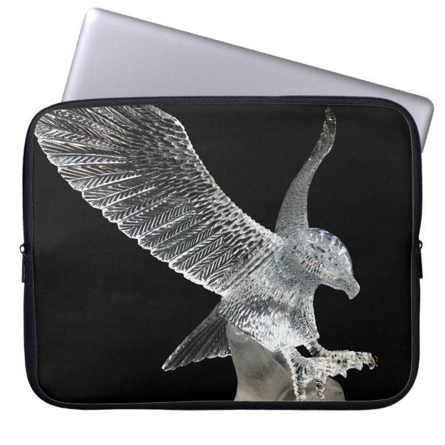 Crystal Eagle Laptop Sleeve (Voorkant)