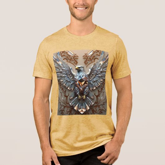 Crystal Eagle Majesty Tri-Blend Shirt (Voorkant)