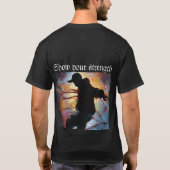 Crystal Eagle show uw kracht T-shirt (Achterkant)