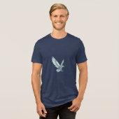 Crystal Eagle Soaring Tri-Blend Shirt (Voorkant volledig)