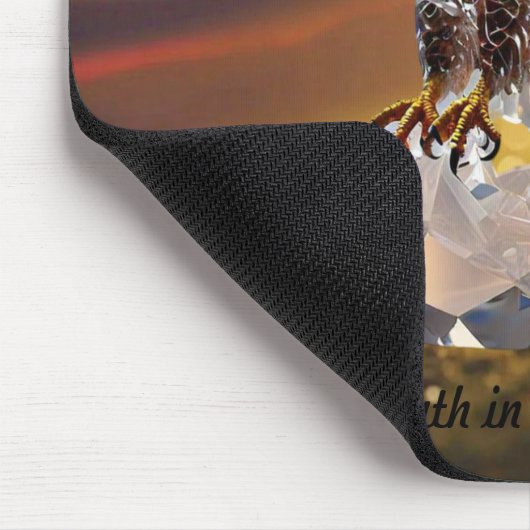 "Crystal Eagle stijgt" Muismat (Hoek)