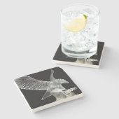 Crystal Eagle Stone Onderzetter (Zijkant)