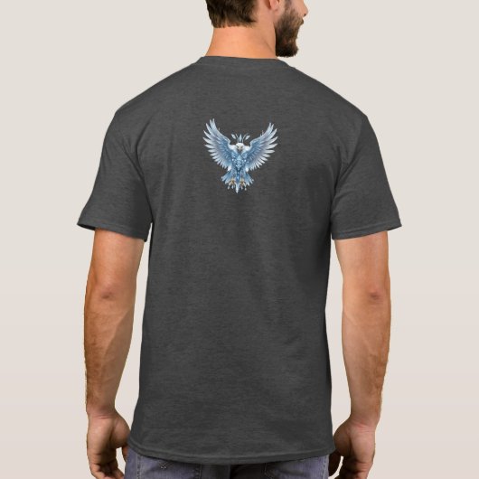 Crystal Eagle: symbool van transformatie T-shirt (Achterkant)