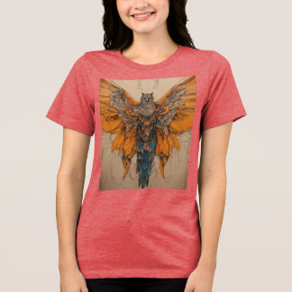 Crystal Eagle: symbool van transformatie Tri-Blend Shirt