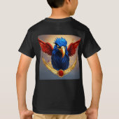 "Crystal Eagle: Symbool van vrijheid & ambitie T-S T-shirt (Achterkant)
