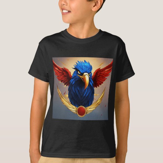 "Crystal Eagle: Symbool van vrijheid & ambitie T-S T-shirt (Voorkant)
