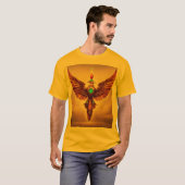 Crystal Eagle T-shirt: Wild Spirit Unleashed T-shirt (Voorkant volledig)