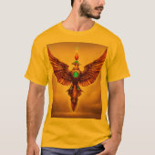 Crystal Eagle T-shirt: Wild Spirit Unleashed T-shirt (Voorkant)