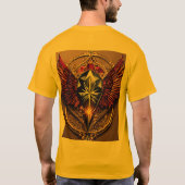 Crystal Eagle T-shirt: Wild Spirit Unleashed T-shirt (Achterkant)