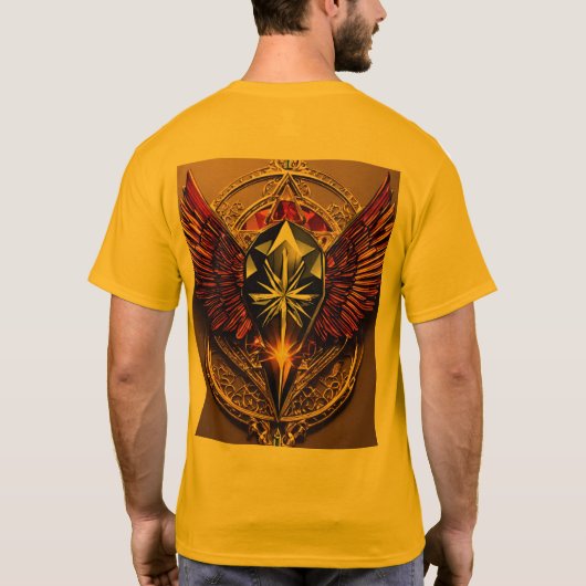 Crystal Eagle T-shirt: Wild Spirit Unleashed T-shirt (Achterkant)