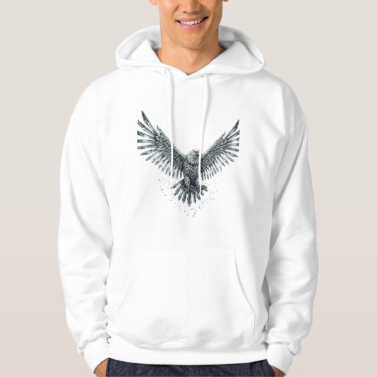 Crystal Eagle transformatie Hoodie (Voorkant)
