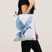 Crystal Eagle: transformatie omarmen Tote Bag (Dichtbij)