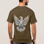 Crystal Eagle van de Vrijheid - Majestic Ambition T-shirt (Achterkant)