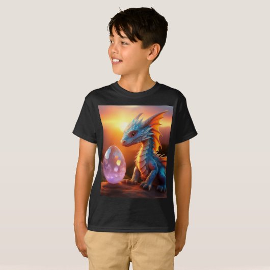 Crystal Egg Dragon T-shirt (Voorkant volledig)